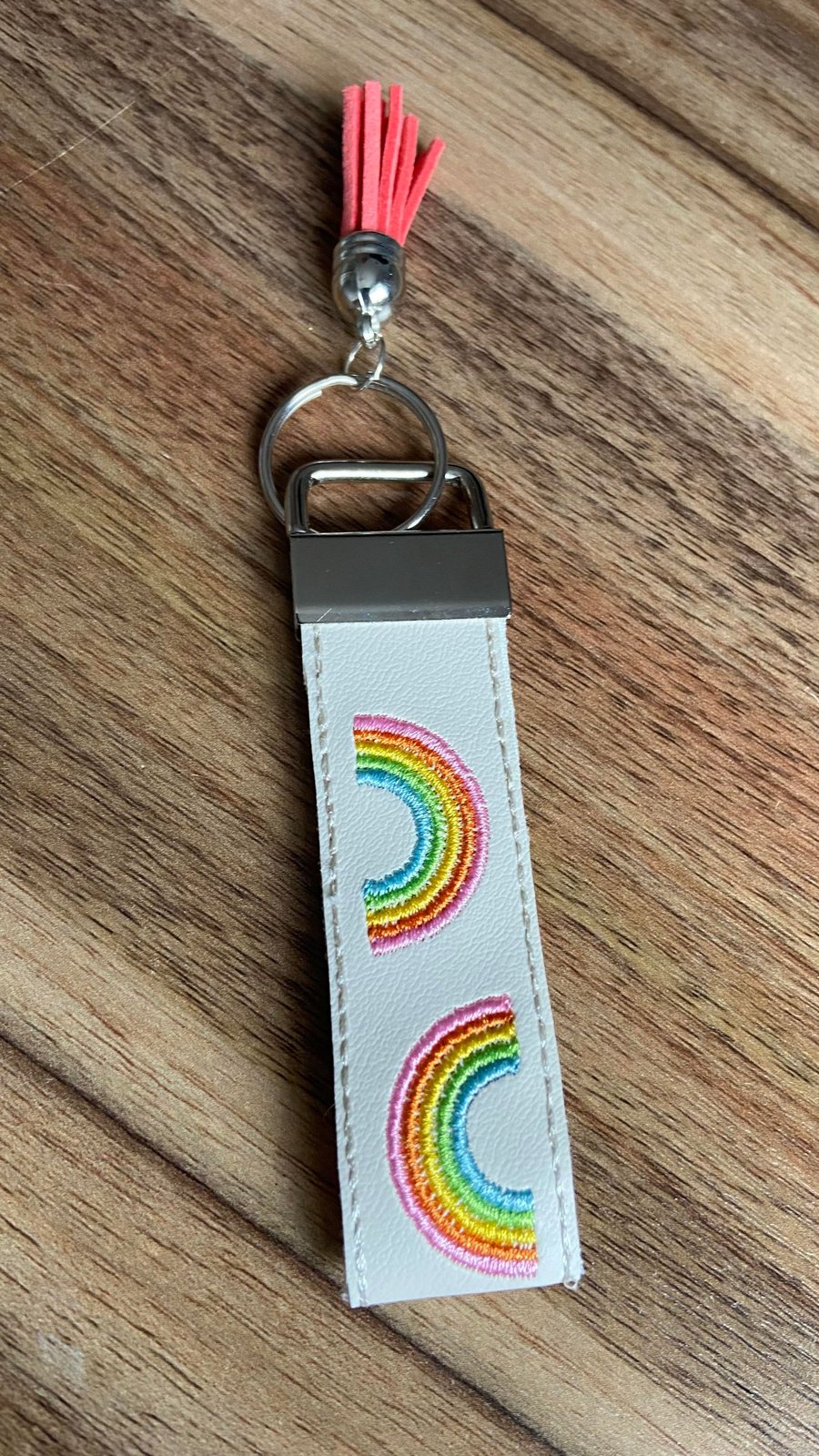 Embroidered keyrings on sale