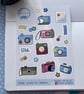 Smile You're On Camera - Die cut sticker sheet