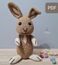 Rodney the Rabbit Crochet Pattern, Bunny Amigurumi Pattern, Easter Pattern - Image 1