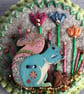 Hand Embroidered Squirrel Brooch - Image 2