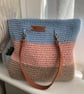 Handmade Crochet macrame shoulder bag 