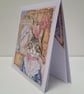 Mixed Media Collage any Occasion Card - Just for You Classy Cat - Image 3