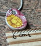 Handmade Ceramic Pendant,  One of a Kind Sterling Silver Eco Friendly Gifts. - Image 8