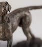 Bronze Resin Playing Labrador Dog Statue Medium Bronze Resin Sculpture - Image 2