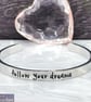 FOLLOW YOUR DREAMS Hand Stamped Cuff Bracelet - Image 1