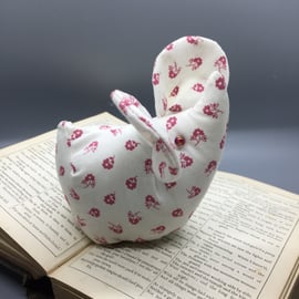 Floral fabric Weighted mouse