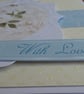 With Love Card - Cream Roses - Image 10