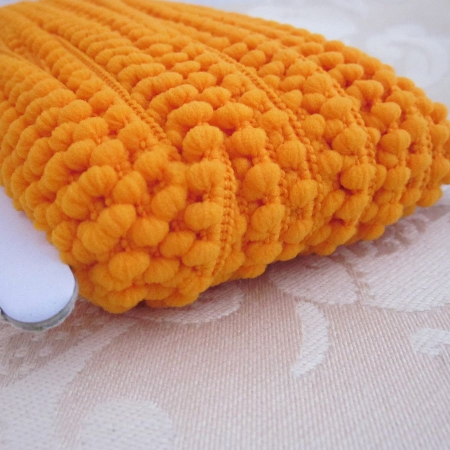 Tangerine Orange Mini Pompom Trim
