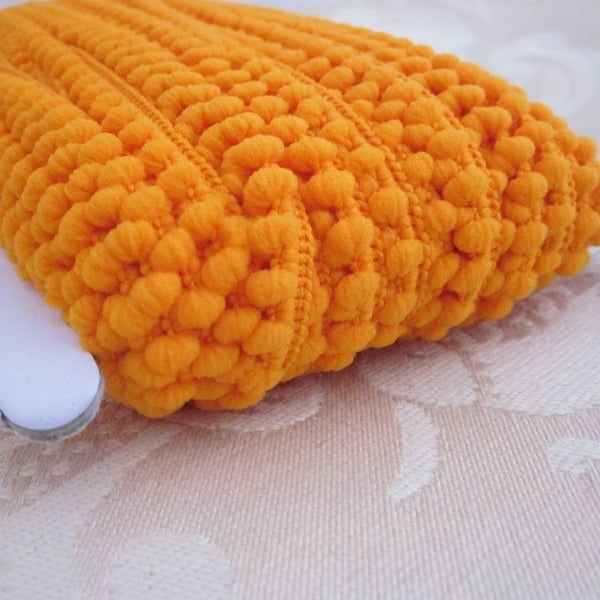 Tangerine Orange Mini Pompom Trim