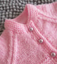 14" Newborn Matinee Coat & Hat - Image 2