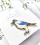 Hand-painted Bird Brooch - Image 2