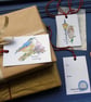 Christmas Bird Gift Tags Set of six - Image 2