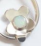 Coober Pedy Opal Necklace Sterling Silver Hallmarked - Image 3
