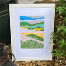 Handmade collage print