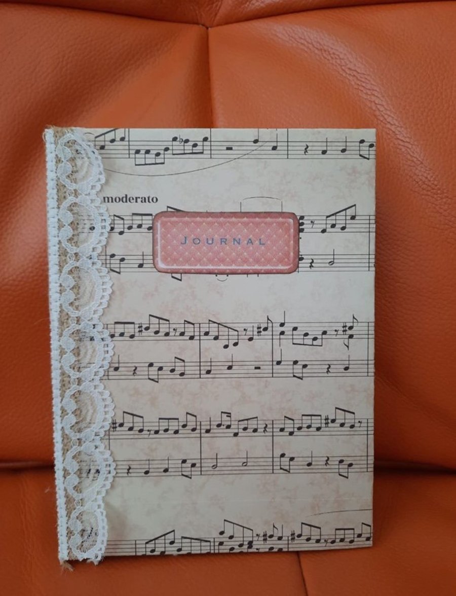 Musical Inspired Small Journal