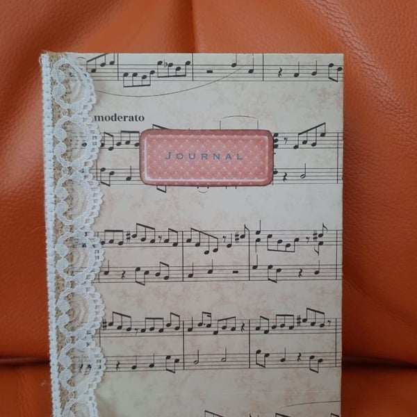 Musical Inspired Small Journal