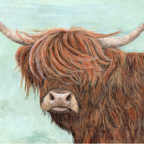 A Highland Cow Print