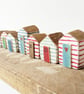 Little Hand Painted Wooden Beach Hut - Image 4