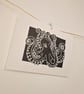 Octopus Original Lino Print - Image 3
