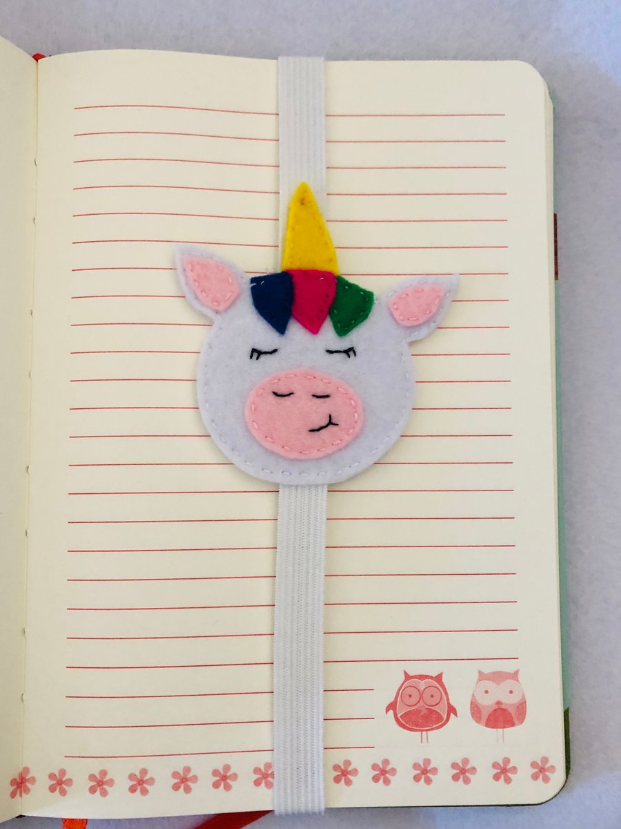 Unicorn bookmark 