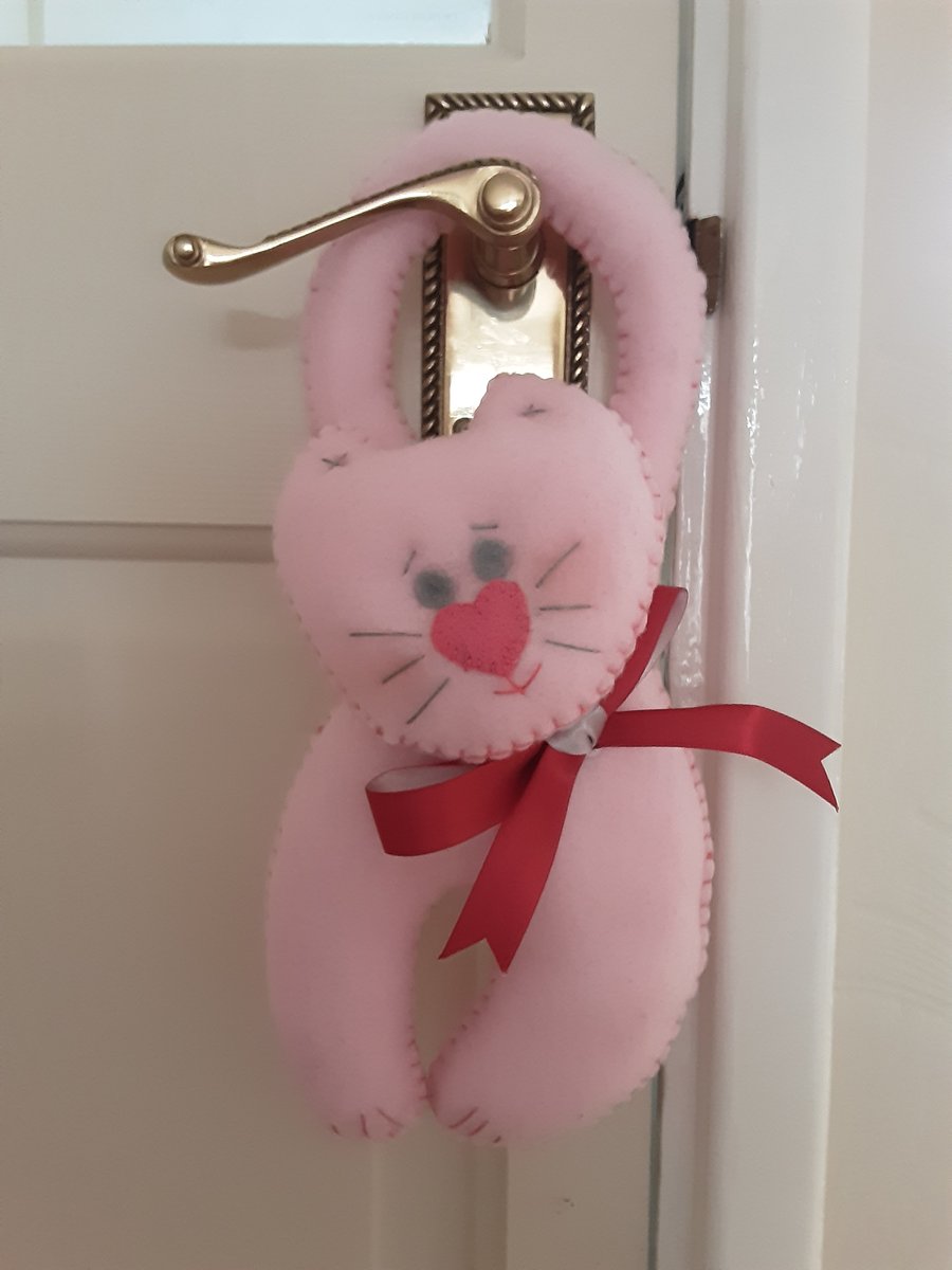 CAT DOOR HANDLE DECORATION
