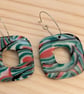 Reversible green earrings  - Image 5