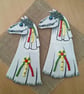 Mari Lwyd - ceramic hanging plaque