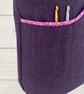 Knitting crocheting project bags purple - Image 4