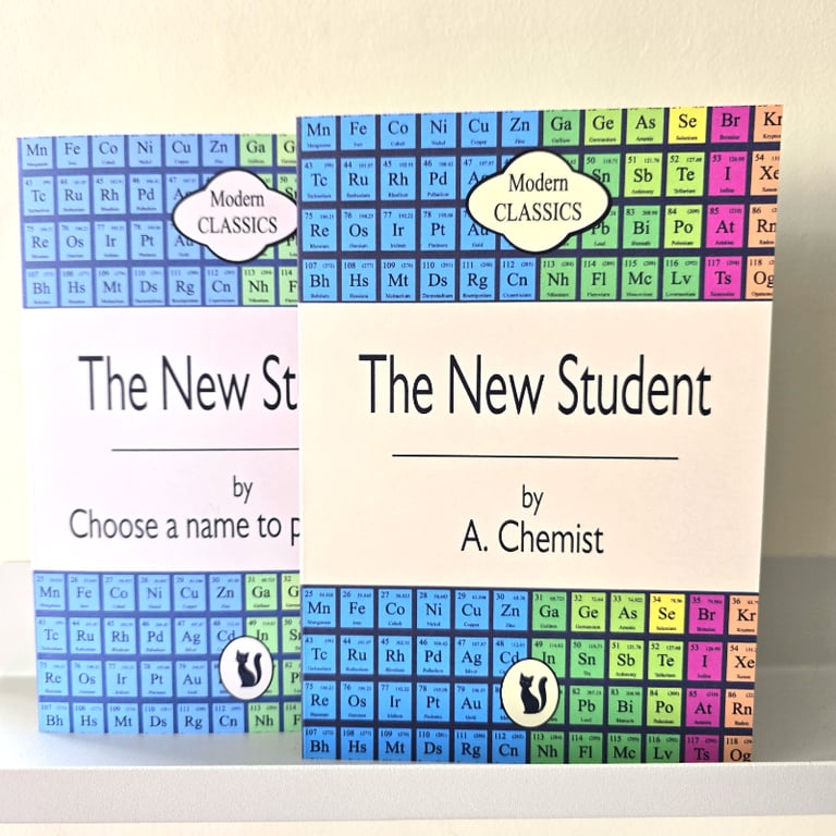 The New Student Card - Science Student - University Card - Chemistry 