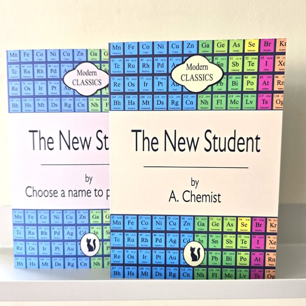 The New Student Card - Science Student - University Card - Chemistry 