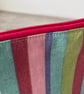 Rainbow Striped Colourful Zipped Pouch  - Image 2