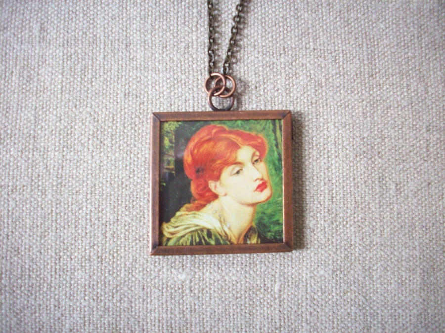 Dante Gabriel Rossetti 'Veronica Veronese' Art Necklace