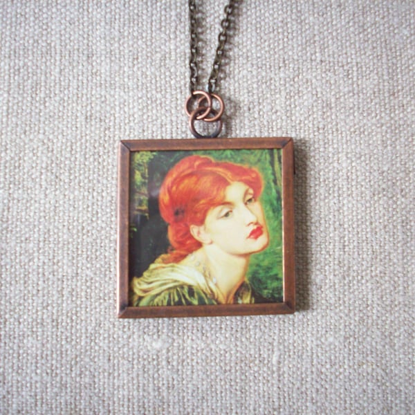 Dante Gabriel Rossetti 'Veronica Veronese' Art Necklace