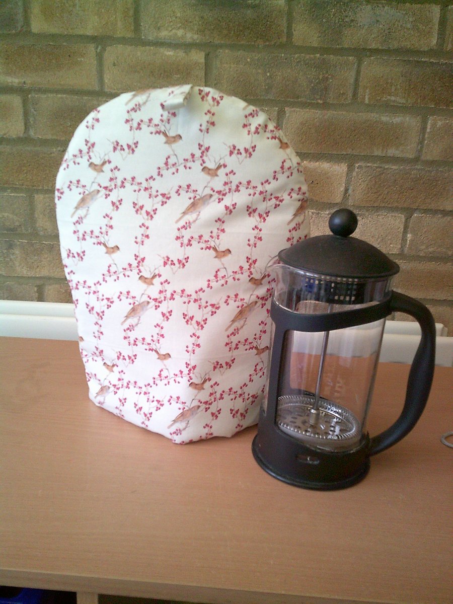 Birds and Berries on Cream Large Coffee Pot Cosy