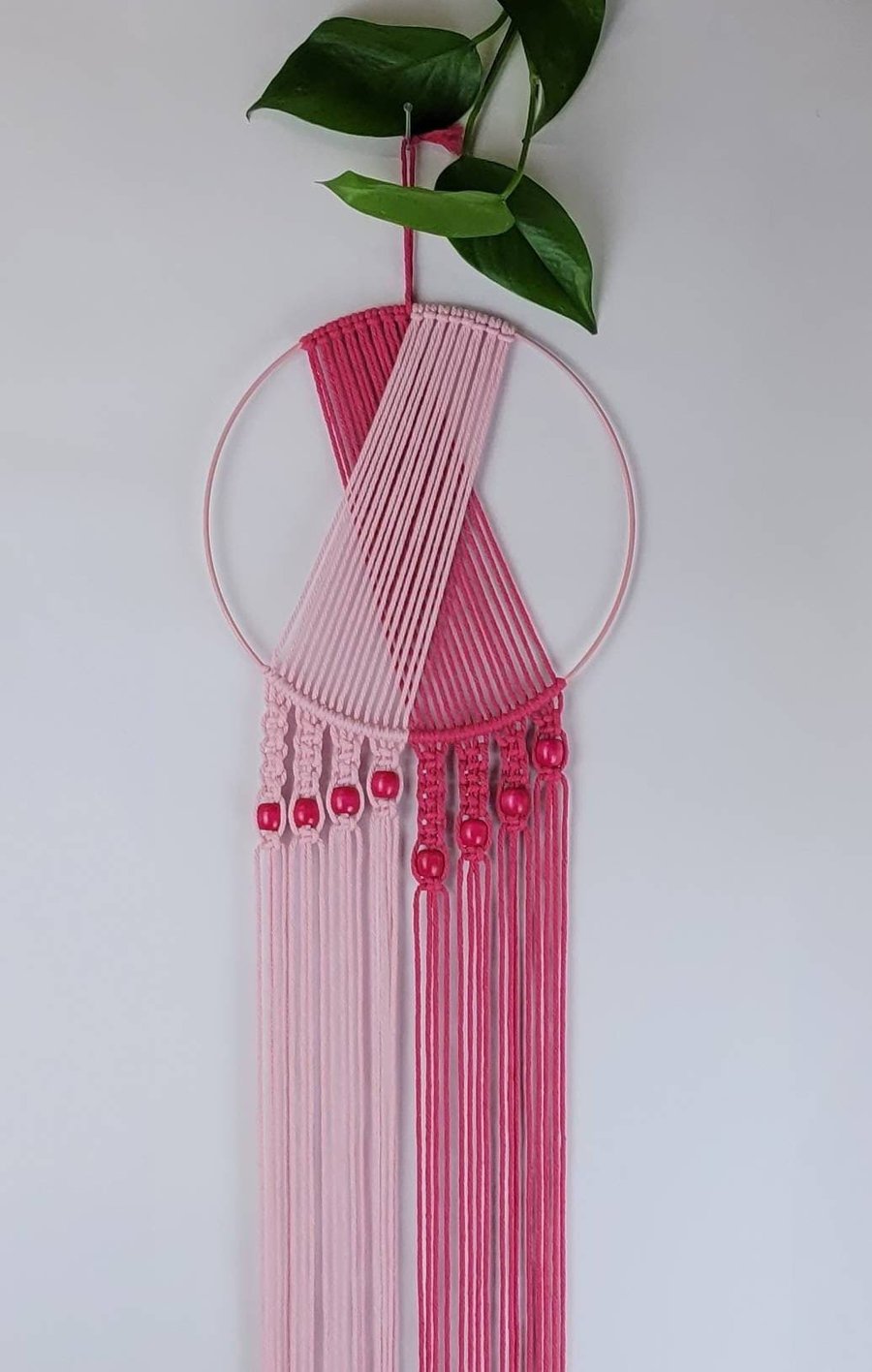 Macrame Wall hanging, Boho Wall Hanging, TwoTone Folksy