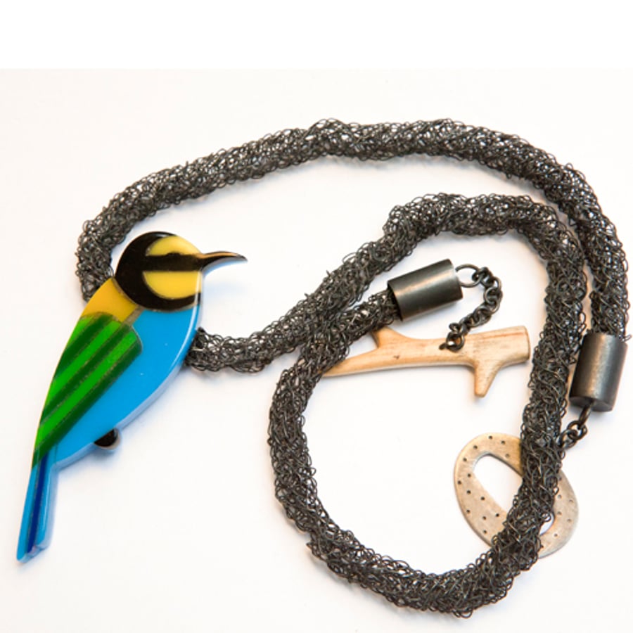 Bee-eater Necklace Arcylic