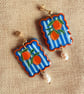 Algarve Orange Pearl Earrings - LIMITED EDITION
