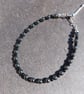 Haematite onyx and silver bracelet - Image 3