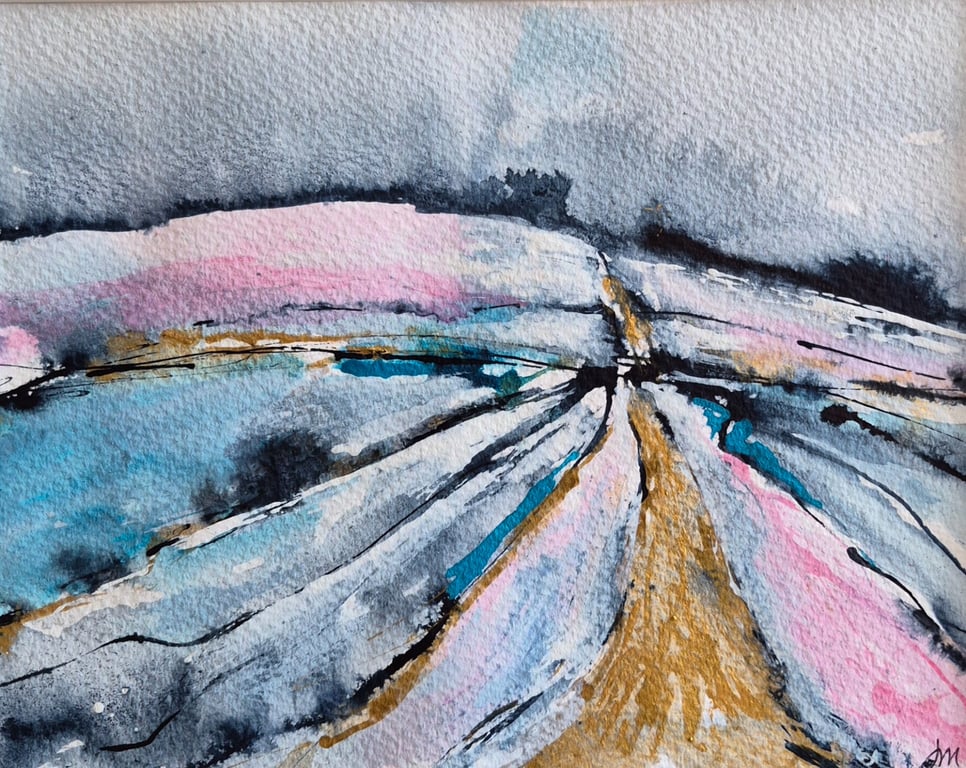 "Hills in quiet light"