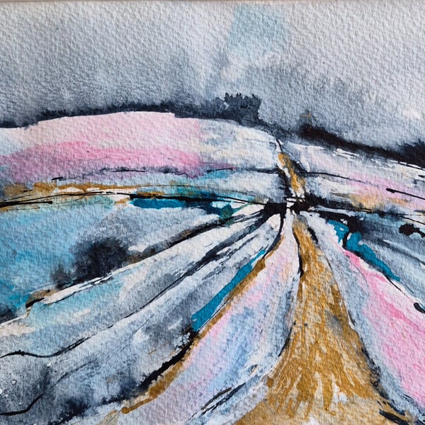 "Hills in quiet light"