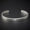 Men's 34 Grams "Matt Look" Solid Sterling Silver, Torque, Bangle, Bracelet, 