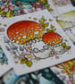 mushroom month - day 3 - original twinchie illustration - Image 3