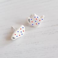 Best of British Teapot and Teacup stud earrings