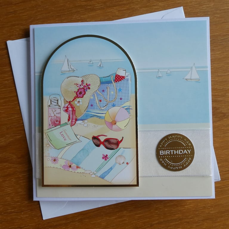 Birthday Card - Beach Day