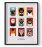 Cult Cat Wall Print, Art Print, Movie Print, Cat Wall Art Print - Image 2