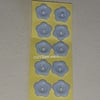 13MM BLUE FLOWER BUTTONS WITH TWO HOLES FOR ATTACHING 
