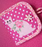 Pink Spotty Cat Needle Case - Image 2
