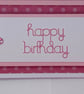 Pretty girl with cake birthday card - Image 2