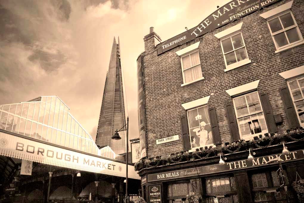 Borough Market The Shard London Photograph Print