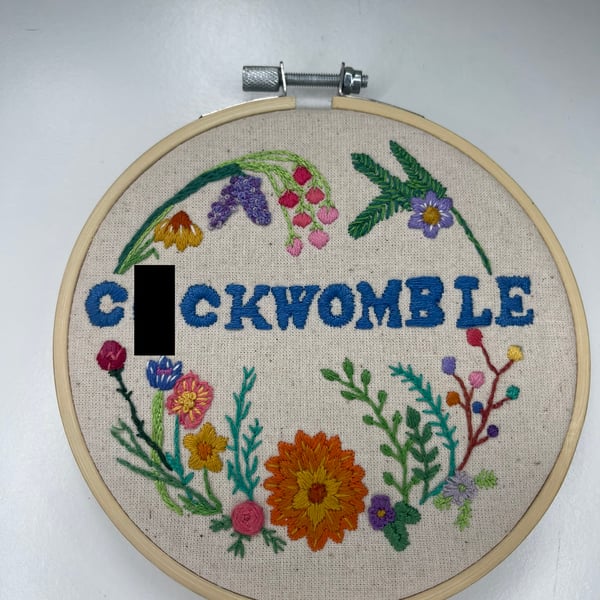 Sweary Embroidery
